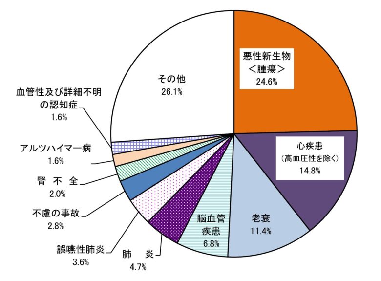 日本人死因厚生労働省2022年